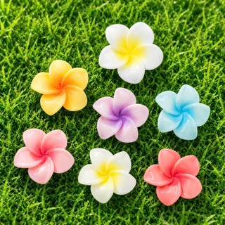 🌺 Set Charm Hoa Sứ Cầu Vồng Pastel – Rainbow Plumeria Flower Charm