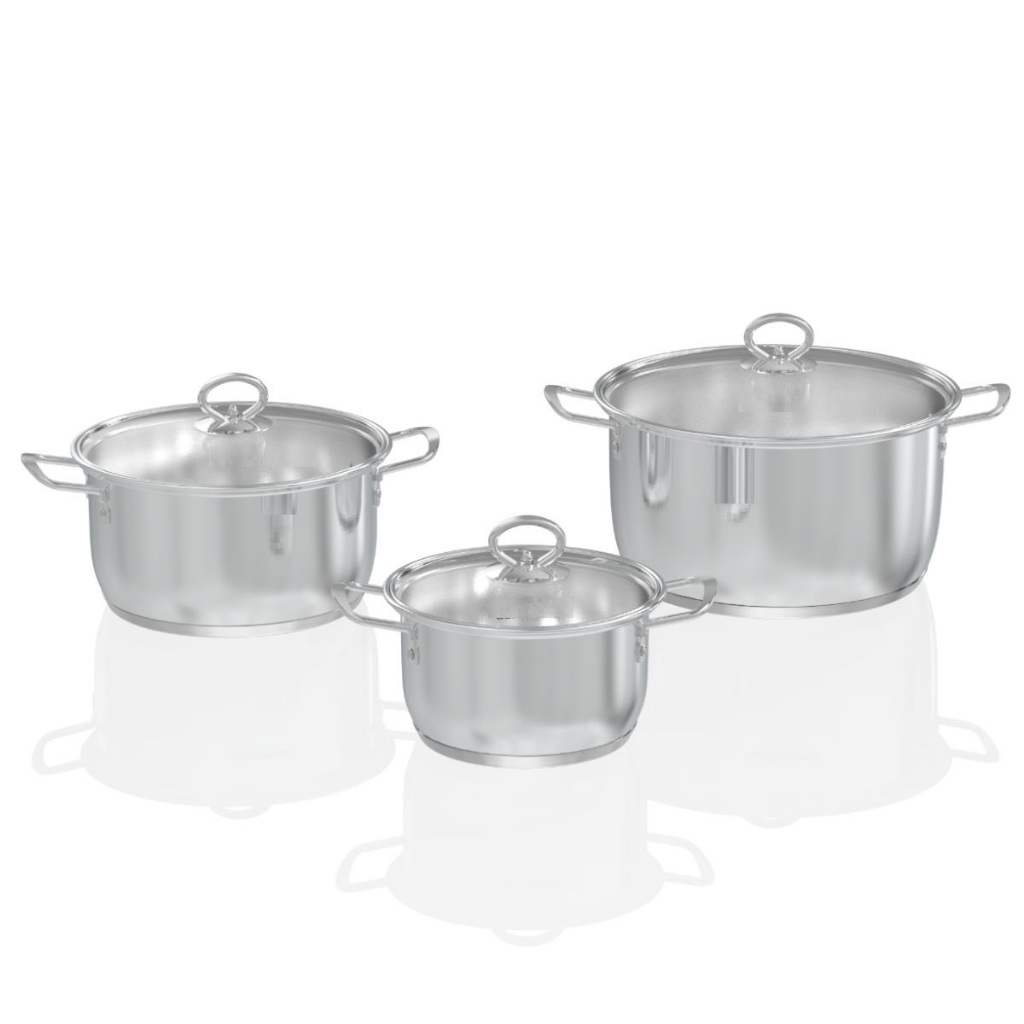 [Quà tặng không bán] Bộ nồi Inox 5 đáy