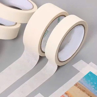 (MUA 3 CÂY TẶNG 1) Băng keo-Băng dính giấy viết tên ghi chú chặn màu sơn vẽ khổ 5cm/2cm/1cm/