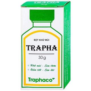 Bột Trapha hỗ trợ khử mùi cơ thể - Hộp 30g
