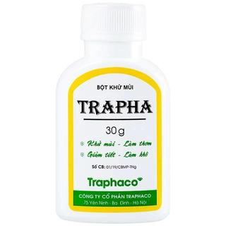 Bột Trapha hỗ trợ khử mùi cơ thể - Hộp 30g