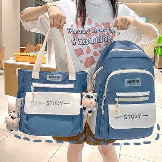 [Sammy] Combo Balo 2 Món Study Phong Cách Đi Học Đi Chơi Vừa A4 - Mã A108