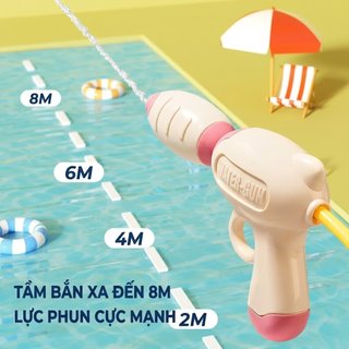 [Balo Súng Nước] Đồ Chơi Áp Lực Bắn Xa Dành Cho Trẻ Em Dung Tích Lớn 1 Lít Tiện Lợi Đi Chơi Nước