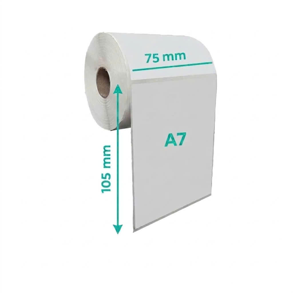 Giấy in đơn hàng 75x105 mm in decal 75*105 in vận đơn DÁN ĐƯỢC 75*105 giấy nhiệt 7,5x10,5 tem mã vạch phiếu ship