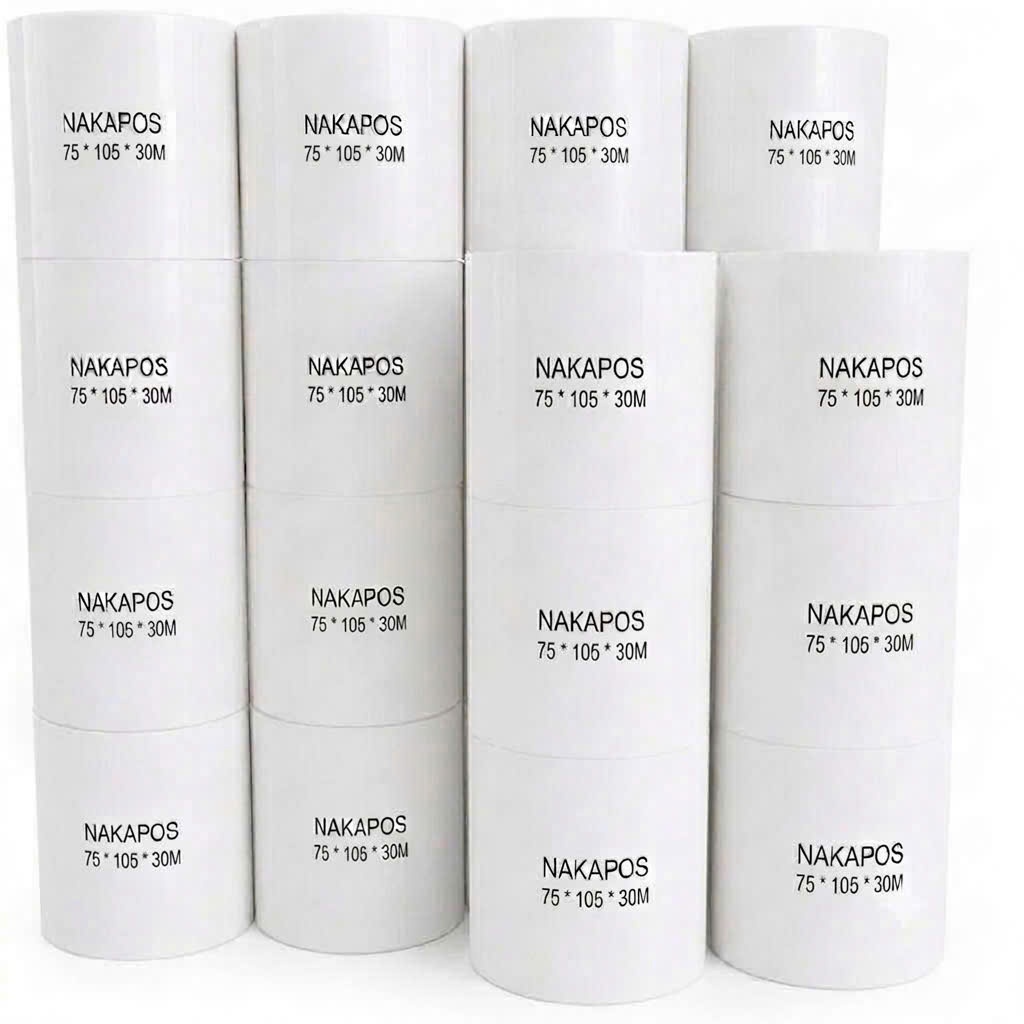 [COMBO 20 CUỘN] Giấy in đơn vận chuyển 75x105mm decal 7.5x10.5 giấy in nhiệt 75*105  giấy in mã vạch 75x105 in đơn hàng
