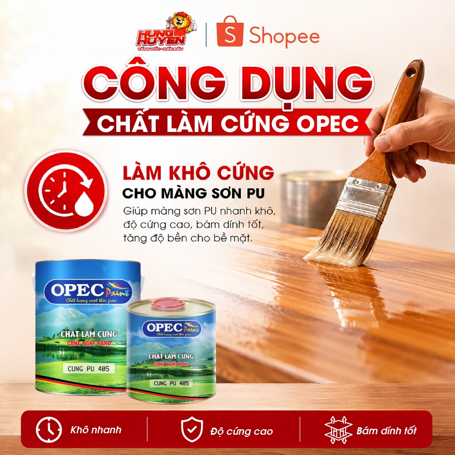 SƠN GỖ OPEC - Chất làm cứng PU 405