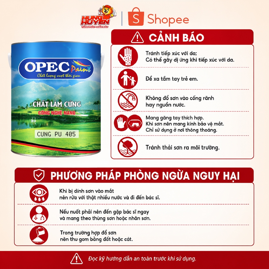 SƠN GỖ OPEC - Chất làm cứng PU 405