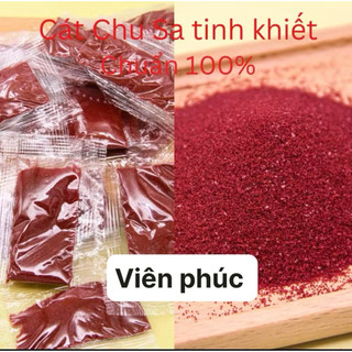 Bột Cát Chu Sa Thần Sa , Cam kết Không Pha Trộn Tạp Chất bột  chuẩn