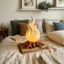 Đèn Decor Phòng Ngủ Dạng Ngọn Lửa , Đèn Lửa Decor Trang Trí Phòng Ngủ Bàn Sách ,Đống Lửa Decor