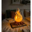 Đèn Decor Phòng Ngủ Dạng Ngọn Lửa , Đèn Lửa Decor Trang Trí Phòng Ngủ Bàn Sách ,Đống Lửa Decor