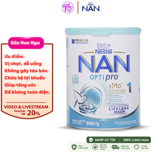 Sữa Nan Nga Optipro số 1/2/3/4 800g hàng chính hãng cho bé từ sơ sinh