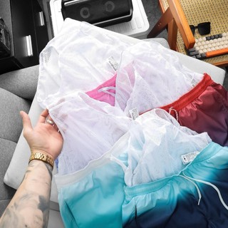 Quần short đi biển bigsize 100kg chất dù mỏng nhẹ lót lưới , Quần đùi đi biển unisex - Vargo