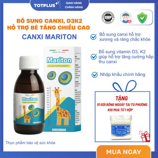 Canxi Mariton - Bổ sung canxi, vitamin D3,K2 hỗ trợ xương chắc khỏe - nhập khẩu Italia