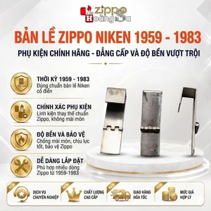 Bản Lề La Mã Zippo Niken - Dành Cho Đời La Mã (1959 - 2005)