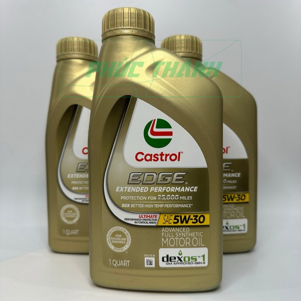 Dầu Nhớt Tổng Hợp Toàn Phần Castrol EDGE Extended Performance 5W30 946ml Nhập Khẩu Mỹ - Chính Hãng