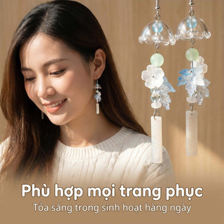 Móc Khóa Lá Phong Tuyết Trắng Handmade, Dây Đeo Điện Thoại Dễ Thương, Phụ Kiện Trang Trí Túi Xách Cao Cấp