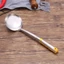 Bộ Muôi Inox Cao Cấp Cán Vàng ( Muôi Thủng - Muôi Canh - Xẻng Xào)