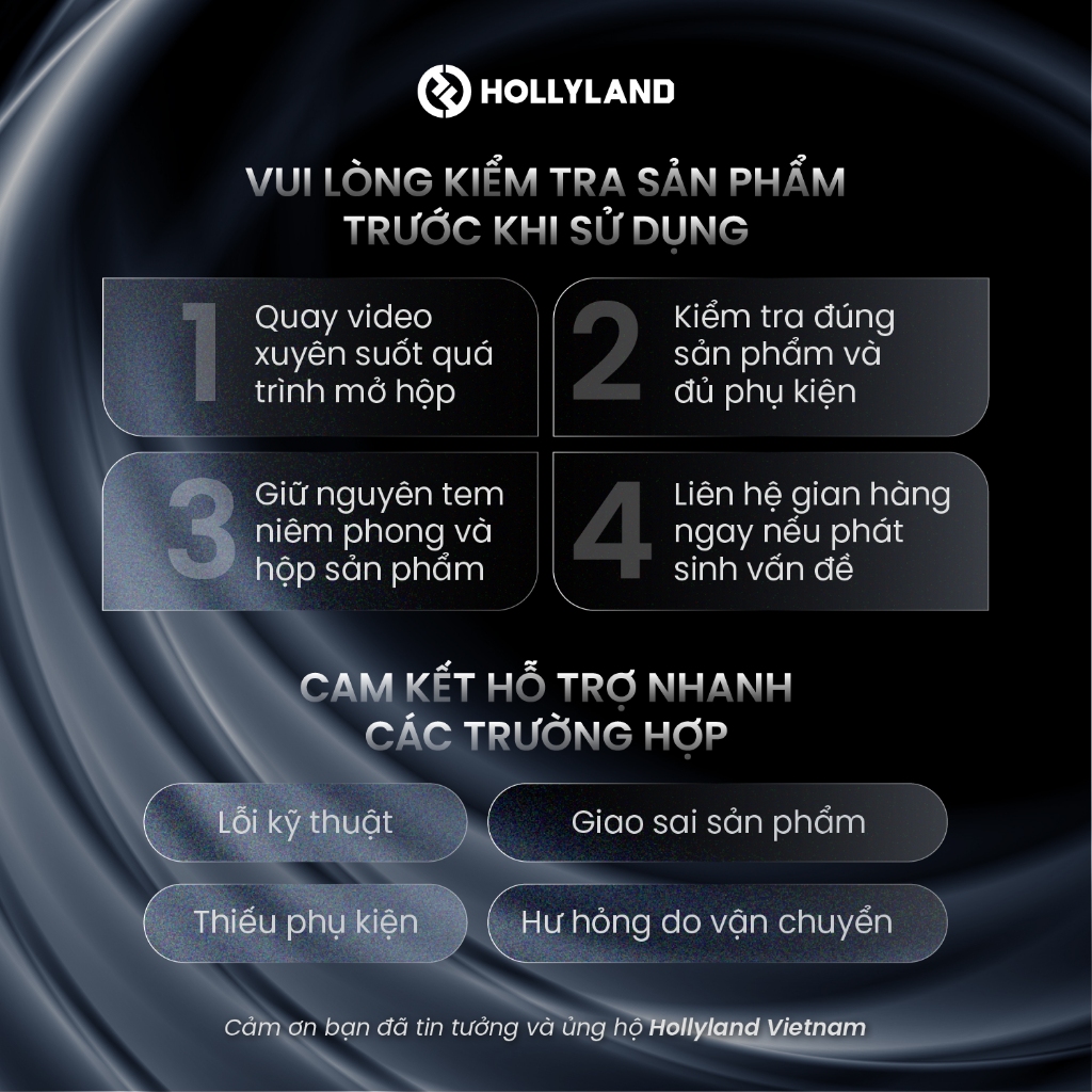 Bộ Micro không dây Hollyland Lark M2 (Shine Charcoal) | BigBuy360 - bigbuy360.vn
