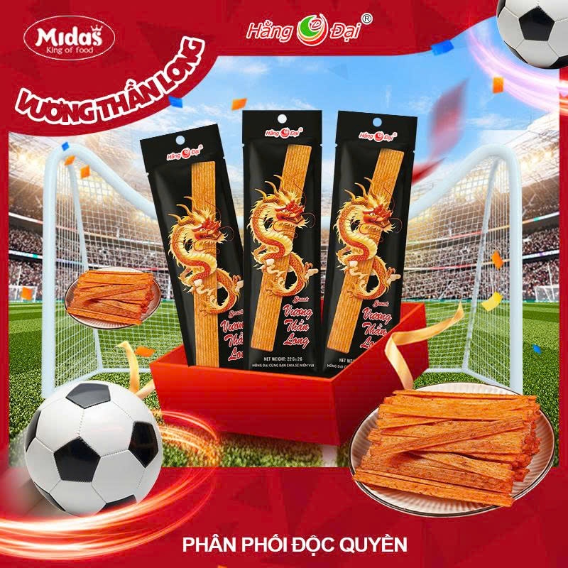 VƯƠNG THẦN LONG Hằng Đại 220g, gói lớn ăn vặt tuổi thơ -1G