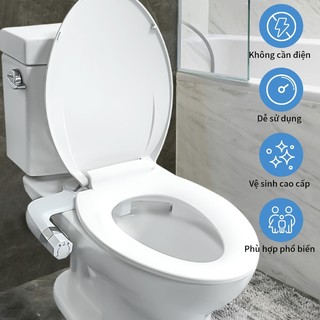 Angelmore Bidet gắn bồn cầu Không Điện  Vòi Rửa, Vòi Xịt Vệ Sinh Thông Minh, Vòi Phun Kép Tự Làm Sạch 8807