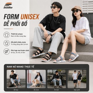 Dép Sandal SHONHOU ST406 Đế EVA Chống Trượt Quai Chắc Chắn Phù Hợp Với Nam Nữ Đi Học, Đi Làm