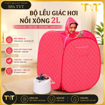 BỘ LỀU XÔNG HƠI TOÀN THÂN , THẢO DƯỢC XÔNG, NỒI XÔNG 2L