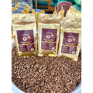[HOT] Hạt, Bột Cà Phê Arabica Rang Light Chua Nhiều Hải An Nguyên Chất Thơm Tự Nhiên, Gu Đậm Vị Túi 500G