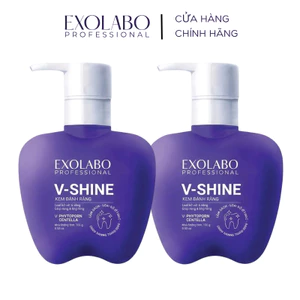 COMBO 2 Kem Đánh Răng V-SHINE, GIÚP RĂNG TRẮNG SÁNG – LÀM SẠCH MẢNG BÁM