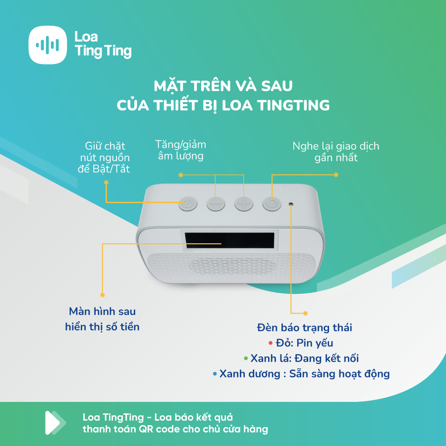 Loa TingTing Pro - Liên Kết Mọi Ngân Hàng