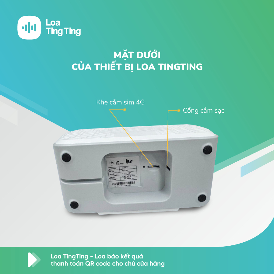 Loa TingTing Pro - Liên Kết Mọi Ngân Hàng