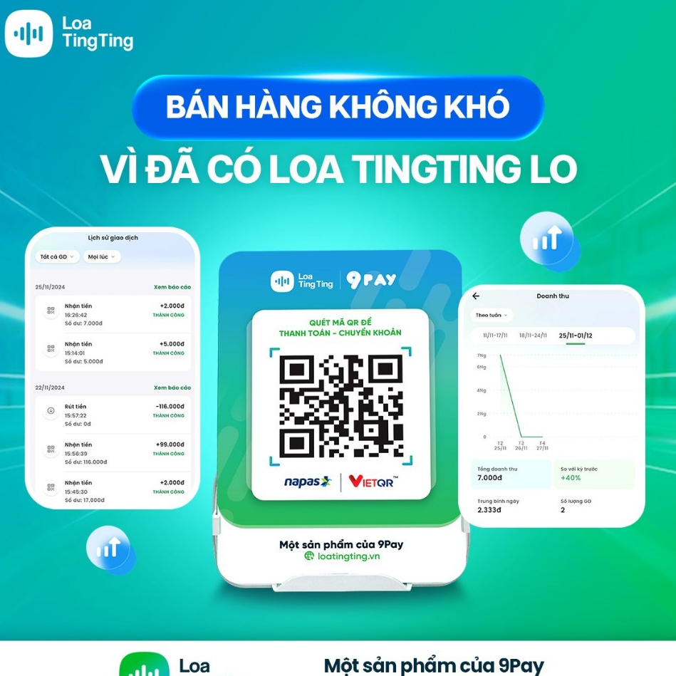 Loa TingTing Pro - Liên Kết Mọi Ngân Hàng