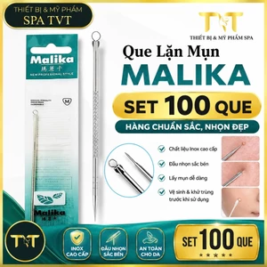 Combo 100 Cây Nặn Mụn Malika( Maika),2 Đầu Tròn Và Nhọn Dùng Cho Cá Nhân - SPA