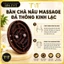 Bàn Chà Nâu Đả Thông Kinh Lạc, Massage Toàn Thân, Bàn Chải Massage Body Dưỡng Sinh Spa TVT