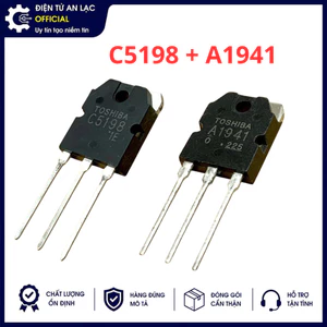 Cặp Sò C5198 A1941 2SC5198 2SA1941 Transistor 140V 10A TO-3P Chính hãng
