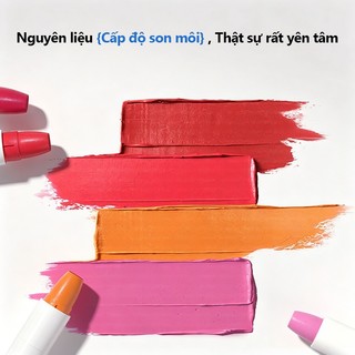 Màu Sáp Dầu Thiết Kế Cho Bé Sáng Tạo, Bộ 12/24 Màu Sáp Lụa Mịn, Bút Vẽ Mỹ Thuật Không Dính Tay, An Toàn