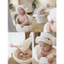 Mũ trùm đầu lông cừu dễ thương cho bé 0-6 tuổi
