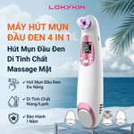 Máy Hút Mụn Đầu Đen Lokykin 4 Trong 1 – Hút Mụn, Massage Nóng Lạnh, Đẩy Tinh Chất, Se Khít Lỗ Chân Lông — ảnh 1
