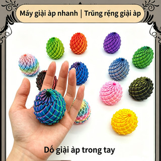 Đồ Chơi Trứng Rồng 3D Xoay Biến Hình Twisty Fidget Dragon Egg | Đồ Chơi Xếp Hình Xoắn Ốc Giảm Căng Thẳng Cho Trẻ Em