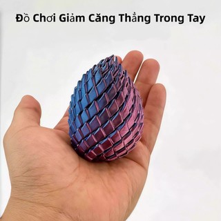 Đồ Chơi Trứng Rồng 3D Xoay Biến Hình Twisty Fidget Dragon Egg | Đồ Chơi Xếp Hình Xoắn Ốc Giảm Căng Thẳng Cho Trẻ Em