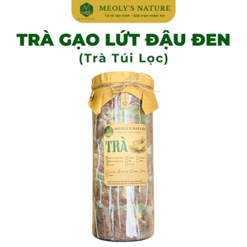 [Trà túi lọc] Trà Gạo Lứt Đậu Đen Meoly Nature Hỗ Trợ Giảm Cân, Hỗ Trợ Thanh Lọc Giải Nhiệt Detox