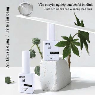 ROUNI Sơn Gel Móng Velvet Rose Hồng Pastel Trong Veo Bền Màu Chuẩn Salon