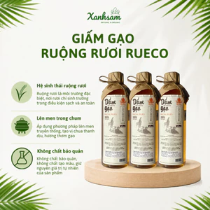Giấm Gạo Ruộng Rươi Rueco 500ml - Xanhsam Natural & Organic
