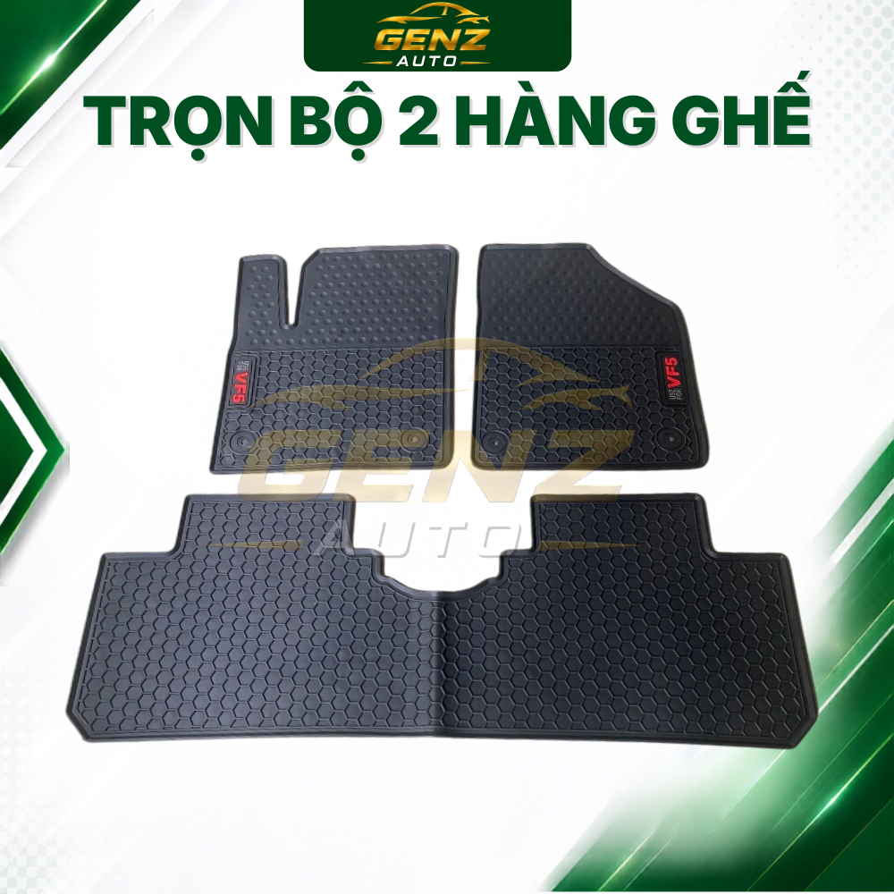 Thảm lót sàn VF5 /Herio Green (VF5) 2023-Nay cao su đúc, không mùi, dễ dàng lau rửa - Hàng cao cấp
