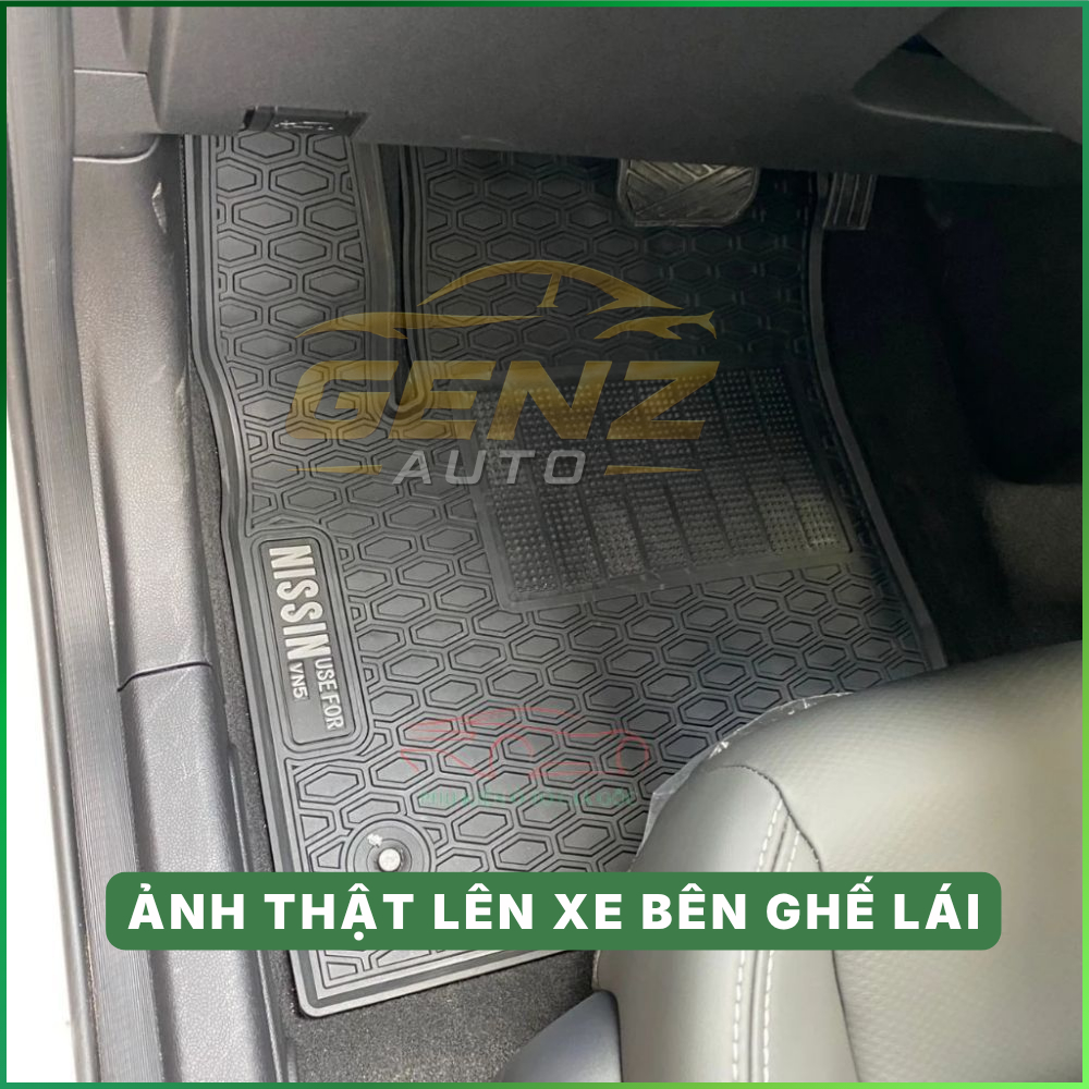 Thảm lót sàn VF5 /Herio Green (VF5) 2023-Nay cao su đúc, không mùi, dễ dàng lau rửa - Hàng cao cấp