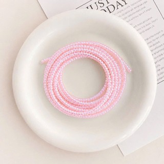 [Combo 2 dây] Dây Ngọc Kim Tuyến bảo vệ dây cáp sạc, tai nghe chống bẩn cao cấp dài 1,4m RABBI