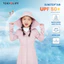 Áo chống nắng cho bé gái SunStop Air Tokyolife 40004029 dáng dài toàn thân UPF50+ chống 98% tia UV làm mát vượt trội