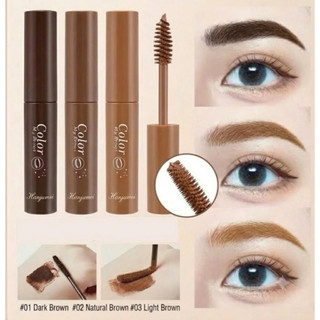 Gel lông mày tự nhiên, Mascara chải lông mày chống nước và chống mưa, bút kẻ lông mày bền màu tự nhiên
