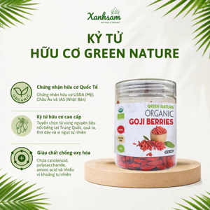 Kỷ Tử Hữu Cơ Green Nature 200g - XanhSam Natural & Organic