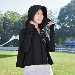 Áo chống nắng chất thun lạnh, áo dáng ngắn cánh dơi che khuyết điểm, vải mềm mịn chống tia cực tím, tia UV