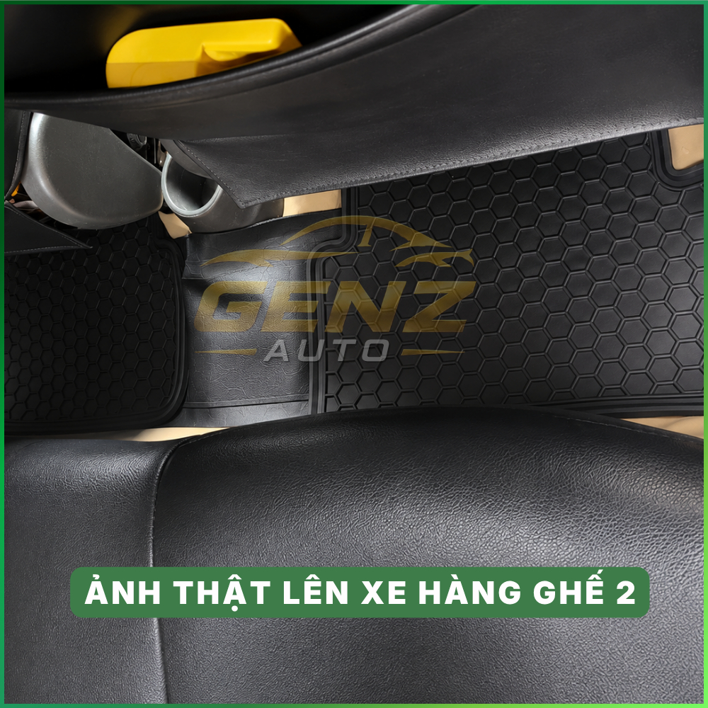 Thảm lót sàn cao su xe Chevrolet Spark đời 2011->2023 hàng chuẩn theo xe chịu lực tốt, chống trơn trươt, không mùi